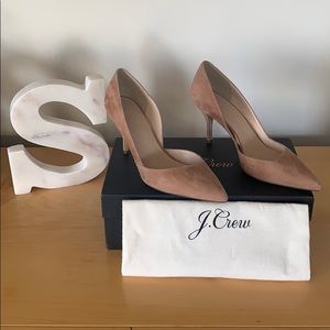 J. Crew Colette suede d’Orsay pumps